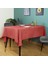 140*240CM Klasik Tarz Masa Örtüsü (Tuğla Kırmızısı) (Yurt Dışından) 3