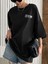 Kadın Oversize Limited Time Baskılı Tshirt 3