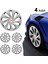 Honda City 16 Inç Uyumlu Jant Kapağı 4'lü Takım Gri 2716 4