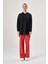 Omuzu Incili Siyah Sweatshirt 1