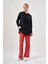 Omuzu Incili Siyah Sweatshirt 2