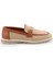 Bej Taba Hasır Kadın Loafer Ayakkabı K01225092628 1