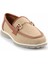 Bej Taba Hasır Kadın Loafer Ayakkabı K01225092628 2