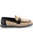 Bej Siyah Hasır Kadın Loafer Ayakkabı K01225092628 1