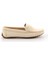 Bej Leather Kadın Loafer Ayakkabı K01257020203 2