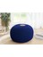 Knit Akrilik Örgü Puf 37X50 cm Mavi 1