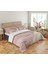 Pembe Mermer Desen Baskılı Çift Kişilik 200X220 cm 2 Adet 50X70CM Nevresim Takımı - Pembe 1