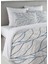 Yaprak Desen Baskılı Çift Kişilik 200X220 cm Nevresim Takımı - Krem 1