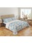Papatya Desen Baskılı Çift Kişilik 200X220 cm Nevresim Takımı - Mavi 2