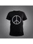 Barış Simgesi T-Shirt Piyano Siyah 1