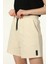 Kadın Şort Bej 3