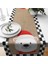 Yılbaşı Temalı Ayı Desenli Kadife Runner 1
