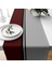 Bordo ve Gri Dalga Desen Kadife Runner 1
