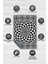 Damalı İllüzyon Geometrik Desenli Halı Siyah Beyaz Oturma Odası Halısı Modern Salon Halısı 4