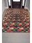Çiçekli Patchwork Halı Geometrik Halı Renkli Kareli Oturma Odası Halısı Çiçekli Salon Halı 5