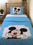 Çift Taraflı Mickey Mouse Desenli ÇARŞAFSIZ Baskılı Tek Kişilik Nevresim Takımı 1