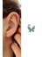 Mineli Kelebek Figürlü 925 Ayar Gümüş Tragus Kıkırdak Piercing 1