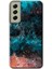 Samsung Galaxy S21 Fe Kılıf Hd Desen Baskılı Arka Kapak + Temperli Cam - Liquid Colorfull 1
