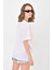 Wednesday Baskılı Oversize %100 Pamuk Kadın Tişört 4