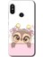 Xiaomi Mi A2 Lite Kılıf Hd Desen Baskılı Arka Kapak - Sevimli Baykuş 1