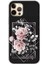 iPhone 11 Pro Kılıf Hd Desen Baskılı Arka Kapak + Temperli Cam - Retro Çiçek 1 1