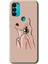 General Mobile Gm 21 Plus Kılıf Hd Desen Baskılı Arka Kapak + Temperli Cam - Çizim Silüet 1