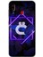 Samsung Galaxy A30 Kılıf Hd Desen Baskılı Arka Kapak + Temperli Cam - Dark Neon Yaprak Ö Harfi 1