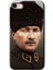 iPhone 7 Kılıf Hd Desen Baskılı Arka Kapak + Temperli Cam - Başkomutan Atatürk 1