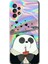 Samsung Galaxy A32 4g Kılıf Hd Desen Baskılı Arka Kapak + Temperli Cam - Milkshake Panda 1