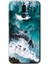 Huawei Mate 10 Lite Kılıf Hd Desen Baskılı Arka Kapak + Temperli Cam - Deniz Kıyısı 1