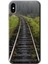 iPhone x Kılıf Hd Desen Baskılı Arka Kapak + Temperli Cam - Tren Yolu 1