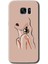 Samsung Galaxy S7 Edge Kılıf Hd Desen Baskılı Arka Kapak + Temperli Cam - Çizim Silüet 1