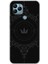 General Mobile Gm 22 Kılıf Hd Desen Baskılı Arka Kapak + Temperli Cam - Siyah Mandala 1 1