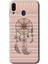 Samsung Galaxy M10 Kılıf Hd Desen Baskılı Arka Kapak + Temperli Cam - Mandala Retro 1