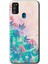 Samsung Galaxy M21 Kılıf Hd Desen Baskılı Arka Kapak + Temperli Cam - Çizim Yapraklar 1