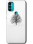 General Mobile Gm 21 Plus Kılıf Hd Desen Baskılı Arka Kapak + Temperli Cam - Alone Tree 1