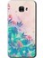 Samsung Galaxy C9 Pro Kılıf Hd Desen Baskılı Arka Kapak + Temperli Cam - Çizim Yapraklar 1