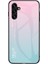 Samsung Galaxy A54 Için 5g Gradyan Renk Yumruğu Geçirmez Telefon Kılıfı Temperlenmiş Cam Sert Pc Yumuşak Tpu Anti-Drop Hibrit Kapak (Yurt Dışından) 1