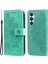 Samsung Galaxy A54 Için 5g Baskılı Çiçek Deseni Pu Deri Kılıf Manyetik Toka Stand Cüzdan Anti-Çizelge Telefon Kapağı Kayış (Yurt Dışından) 1