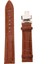 Hızlı Yayın Deri Watch Band Askı Kelebek Dağıtım Toka Toka Kahverengi 20MM (Yurt Dışından) 2