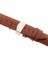 Hızlı Yayın Deri Watch Band Askı Kelebek Dağıtım Toka Toka Kahverengi 20MM (Yurt Dışından) 4