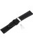 Siyah 20MM 22MM 24MM Silikon Izle Kayışı Bahar Bar ile Paslanmaz Çelik Toka 20MM Beyaz Hattı (Yurt Dışından) 2