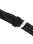 Siyah 20MM 22MM 24MM Silikon Izle Kayışı Bahar Bar ile Paslanmaz Çelik Toka 20MM Beyaz Hattı (Yurt Dışından) 3