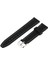 Siyah 20MM 22MM 24MM Silikon Izle Kayışı Bahar Bar ile Paslanmaz Çelik Toka 20MM Beyaz Hattı (Yurt Dışından) 5