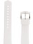 Yumuşak Ithal Silikon Kauçuk Paslanmaz Çelik Toka 19-22MM Erkekler - Gümüş (Yurt Dışından) 1