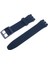 Silikon Izle Bantları 19MM Kauçuk Saat Kayışı Su Geçirmez Bileklik Yedek Gri Mavi (Yurt Dışından) 1