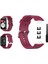 Yumuşak Silikon Watch Band Huawei Izle Fit TIA-B09 TIA-B19 Şarap Kırmızı (Yurt Dışından) 3