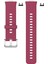 Yumuşak Silikon Watch Band Huawei Izle Fit TIA-B09 TIA-B19 Şarap Kırmızı (Yurt Dışından) 5