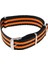 Naylon Watch Band Kayış Paslanmaz Çelik Toka 20MM Yedek Kadın Kızlar Siyah Turuncu (Yurt Dışından) 2