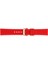 -24MM Su Geçirmez Kırmızı Kauçuk Watch Band Kayış Değiştirme 19MM (Yurt Dışından) 2